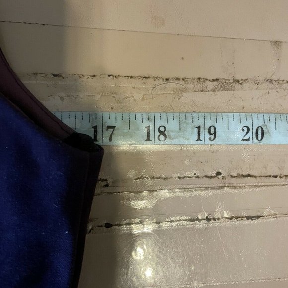 BE SMART PURPLE FAUX SUEDE SLEEVELESS DRESS SMALL? MEDIUM?-EXCELLENT! - Picture 9 of 10